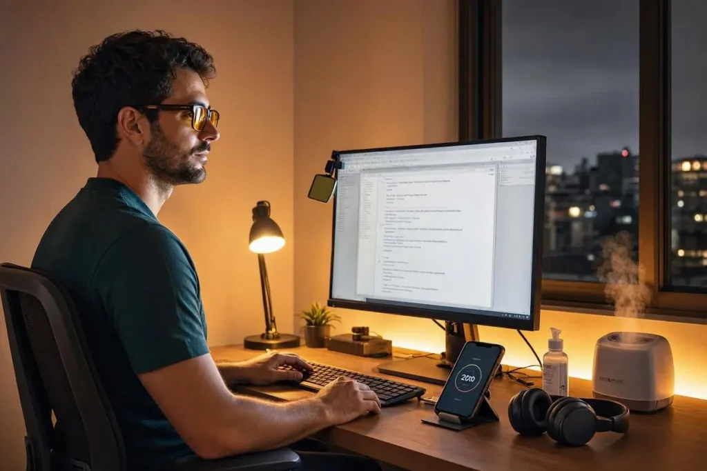 How to Reduce Eye Strain at Night While Wearing Glasses