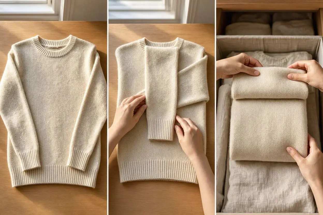 How to Fold a Sweater to Prevent Stretching